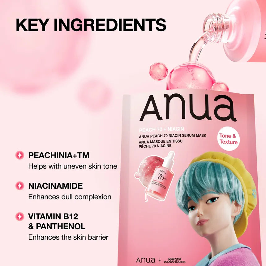 ANUA x KPop Demon Hunters Sheet Mask - 1 Sheet